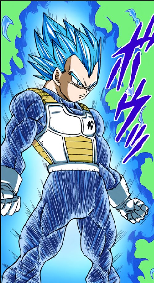 Vegueta Super Saiyajin Blue Evolution