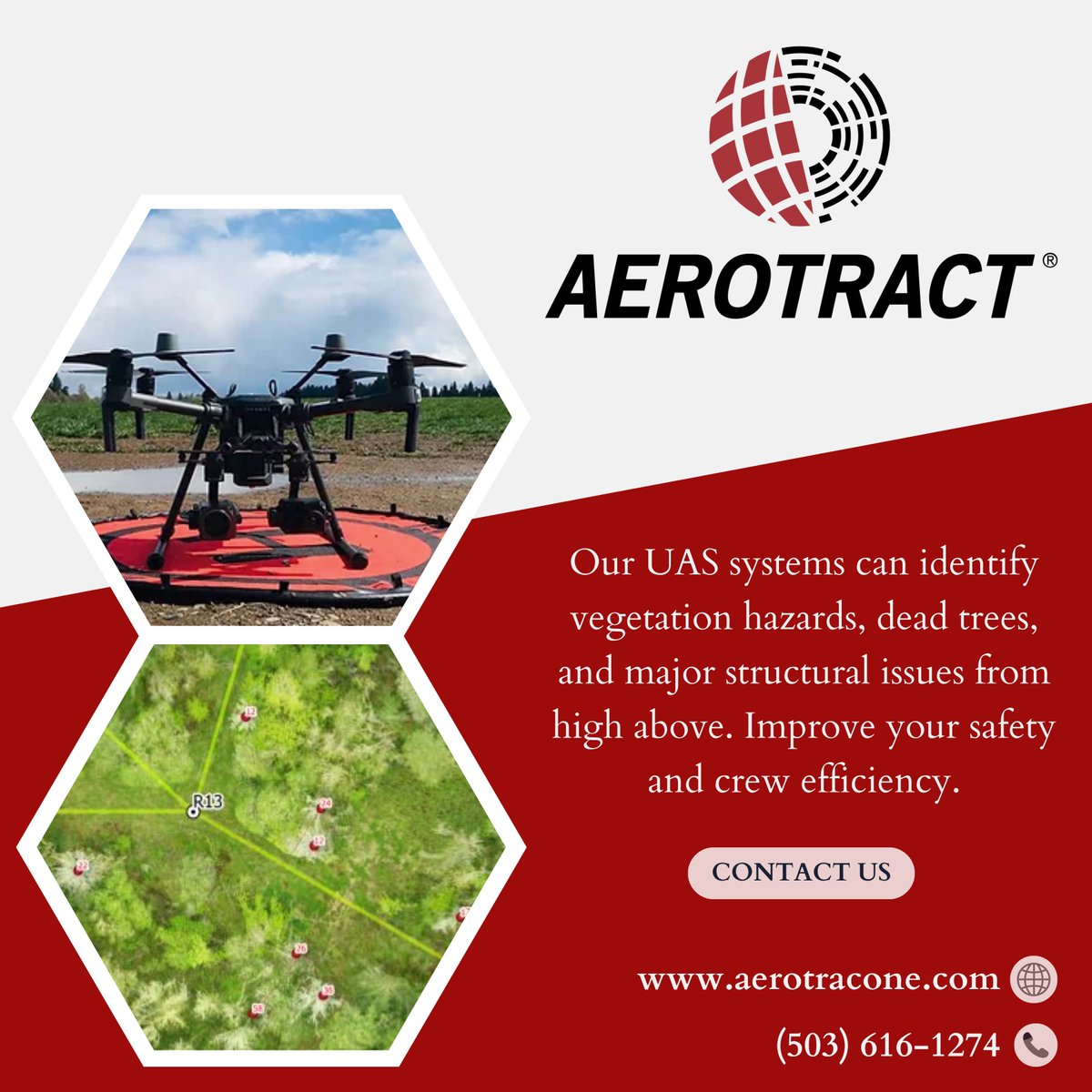 AeroTract's tweet photo. Are you interested in learning more about our drone services and how they can benefit your business?
Give us a call at (503) 616-1274 our team of experts is always ready to answer your questions!
#drone #ai #services #dronetechnology #drones #machineintelligence #machinelearning https://t.co/ZrHToRu9Fz