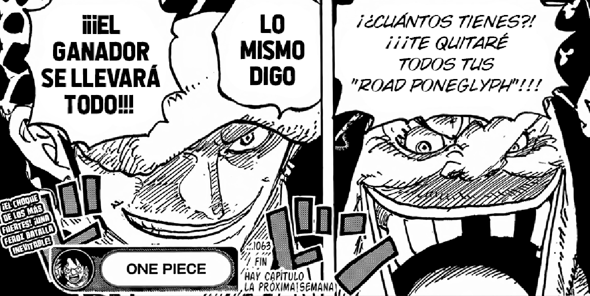 OdencraftA's tweet photo. Creo q estamos viendo algo similar al juego de Enel en Skypiea. Oda lo había definido como una battle royal. En esta carrera por el One piece vemos que de momento son los Yonkos quienes están quedando de pie. https://t.co/knMiyhTpbu