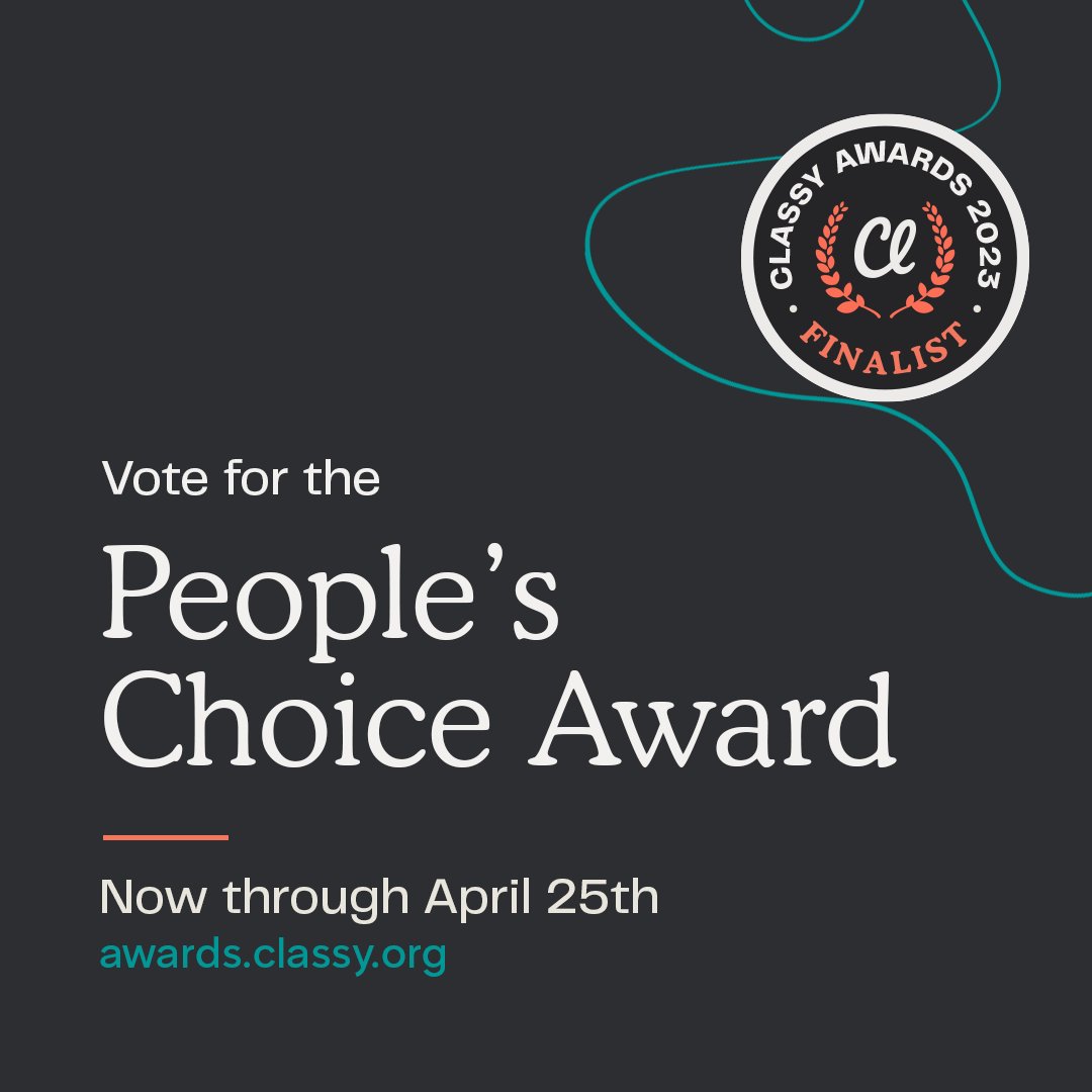 BKLYNlibrary's tweet image. BPL has been named a 2023 Classy Awards finalist. The Classy Awards honor the impactful work of innovative nonprofits, and we’re thrilled to be a part of this group of changemakers. From now until April 25th, you can vote for us! bit.ly/3TPuyoE #ClassyAwards @classy