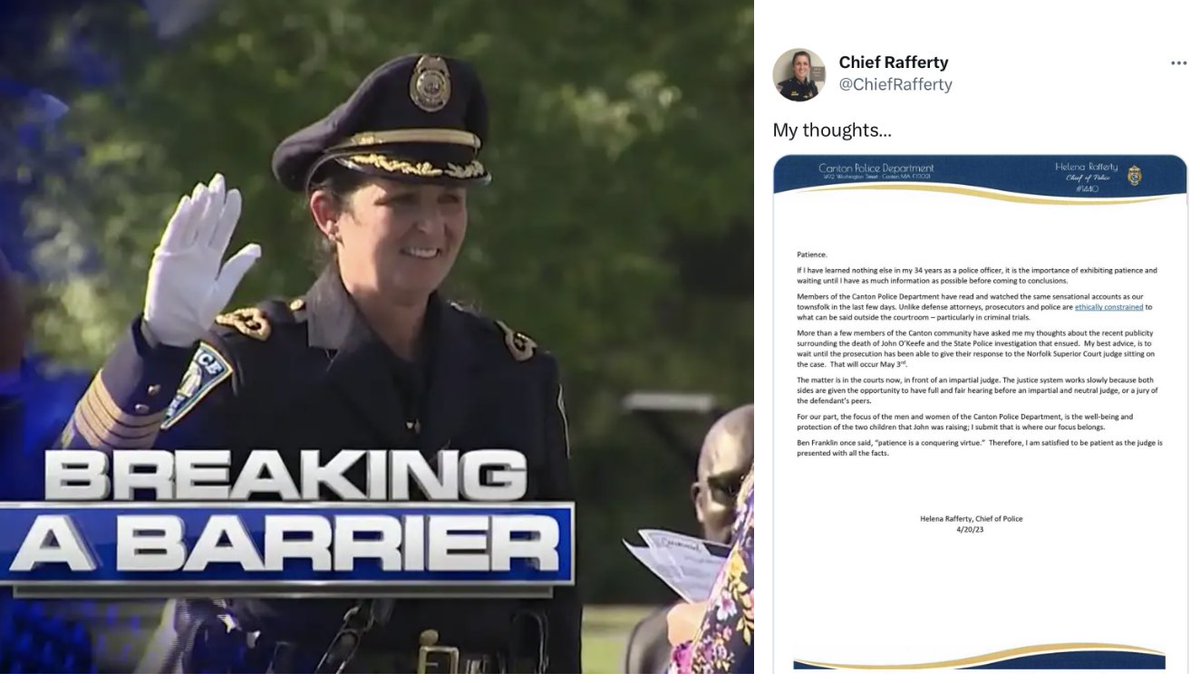 Canton Police <a href="/ChiefRafferty/">Chief Rafferty</a> posted a statement, urging people not to listen to our "sensationalist" reporting about the murder that happened in her town. Newsflash - the people who killed John O'Keefe are walking around your town like nothing happened. tbdailynews.com/canton-police-…