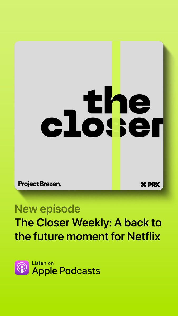 brazenFM's tweet image. 🚨Netflix has announced two big pieces of news this week — ending its DVD mailing business and delaying the crackdown on password sharing in the US. 👀

@BenDWalsh and @AimeePKeane discuss the past, present, and future of Netflix’s growth ambitions in the latest episode of The…