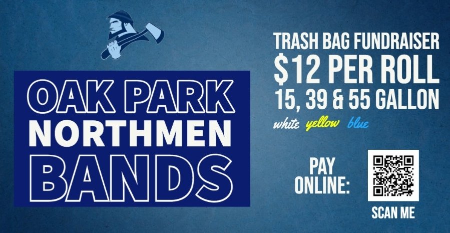 It's time for some Spring 🌼 Cleaning 🧹 We sell trash bags all year long as a fundraiser. They are strong and durable. If you are in need here is the link and the QR code to purchase them. Afterwards someone will contact you to set up a meeting time.

my.cheddarup.com/c/band-trash-b…