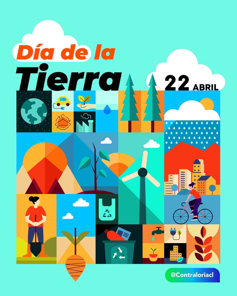 🌎Este 22 de abril es el #DiaDeLaTierra
¡Combatamos los delitos contra el medio ambiente!
Puedes acudir a <a href="/MMAChile/">Ministerio del Medio Ambiente</a>, <a href="/sernapesca/">Servicio Nacional de Pesca y Acuicultura 🇨🇱</a>, <a href="/conaf_minagri/">CONAF - Corporación Nacional Forestal</a>, <a href="/sagchile/">SAG</a> o denunciar en nuestro portal 👉 bit.ly/2GrGc6G