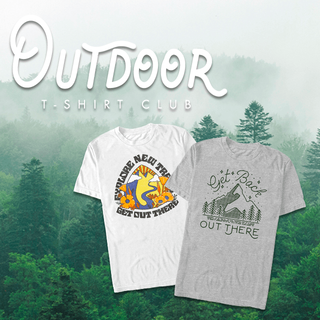 Outdoors Adventure T-Shirt Club: Hit The Trail, Lake, Or Mountain in Style! hellosubscription.com/?p=1073604