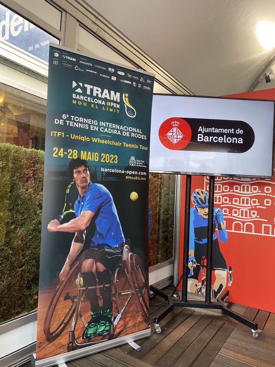 badalonadsi's tweet photo. Avui agraïm al @clollevador per la invitació a la presentació del 6è campionat internacional Tram en cadires de rodes . #MouEllimit . Ha sigut un matí emocionant . Us hi esperem del 22 al 28 de maig al #RealClubDePolo #CondeGodo . Il.lusionant projecte #JoseCoronado #AlexCorretja https://t.co/iFlPyrF9yR