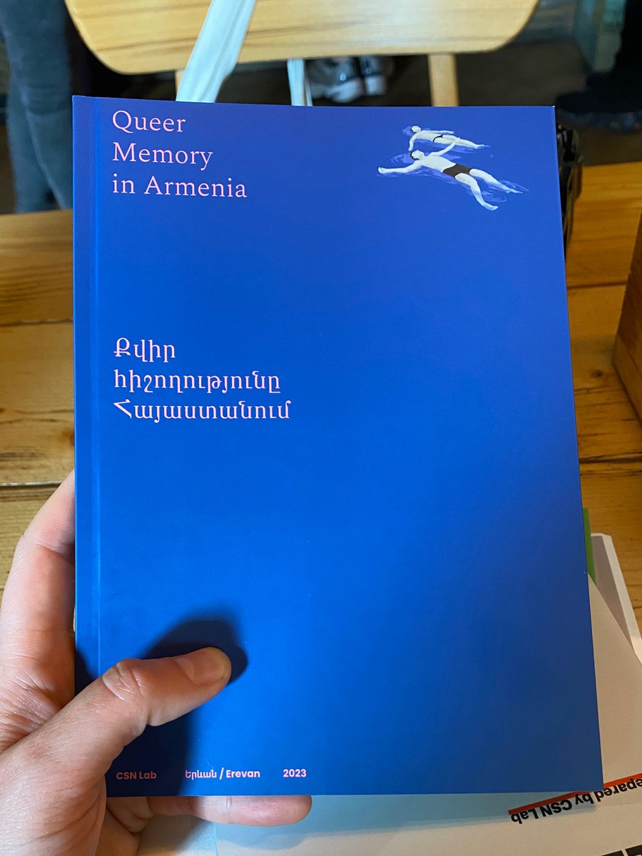 hvpatuck's tweet photo. Beautiful parting gifts from our Armenian partners @CSN_Lab &amp; @m_yeghiazaryan 💜📚

“Many of our interviewers became aware of LGBTQI+ topics for the first time, ‘met people like them’ and found answers to their questions no longer by chance but by consciously looking for them.” https://t.co/chJO1TWidx