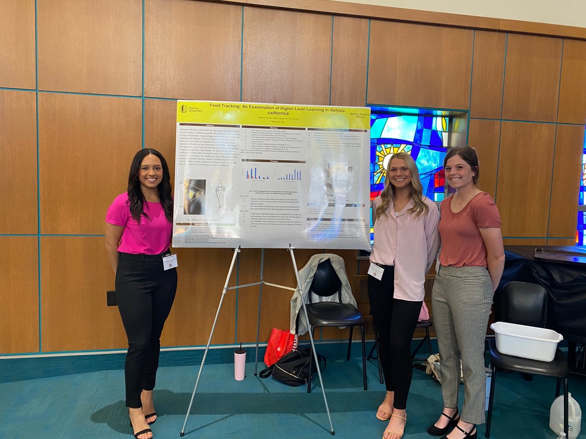 QUHawksSB's tweet photo. Senior Hawks Ashley Gerber and Madeline Ruzicka being true student-athletes. Presenting at the Academic Symposium. Impressive on the field and in the classroom. #studentfirst #Team50 #HawkSB https://t.co/NiVtIb91P6
