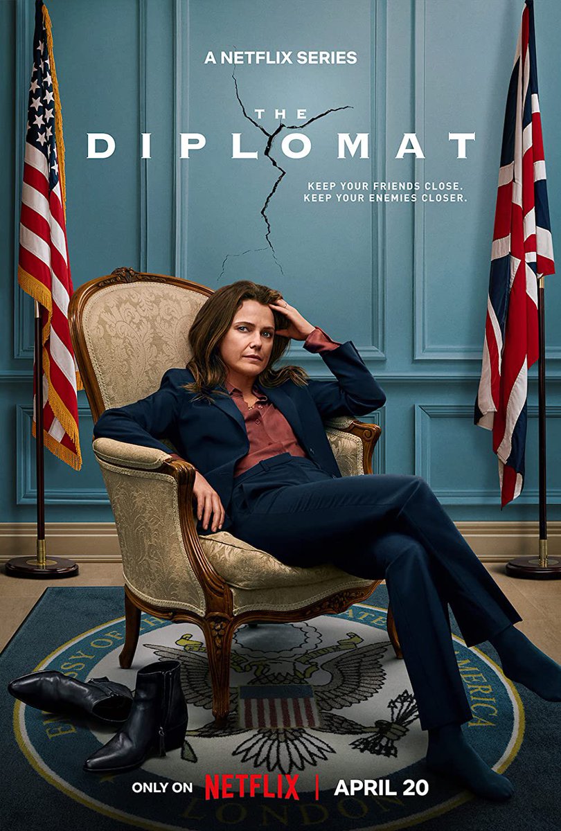 A great new series on netflix created by the amazing Debora Cahn (West Wing, Homeland). It’s great, binge on it!! You might even catch a fleeting glimpse of me in Ep 3 and Ep7. I’m playing US Defence Secretary Leiber 😀 🇺🇸. #thediplomat <a href="/VLA_talent/">VLA</a>