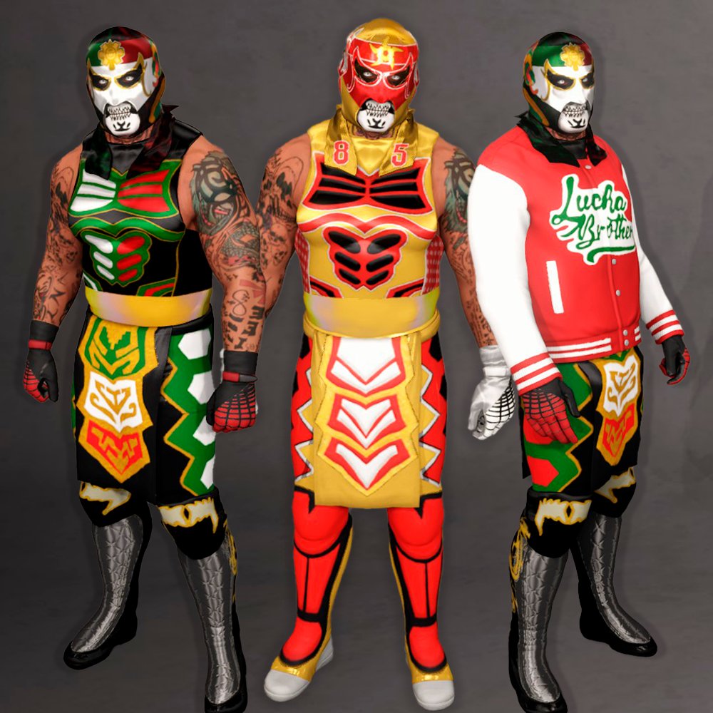 More Penta attires @PENTAELZEROM 
Tags: CaptainRaque, PentagonJr, AEW
 #wwe2k23