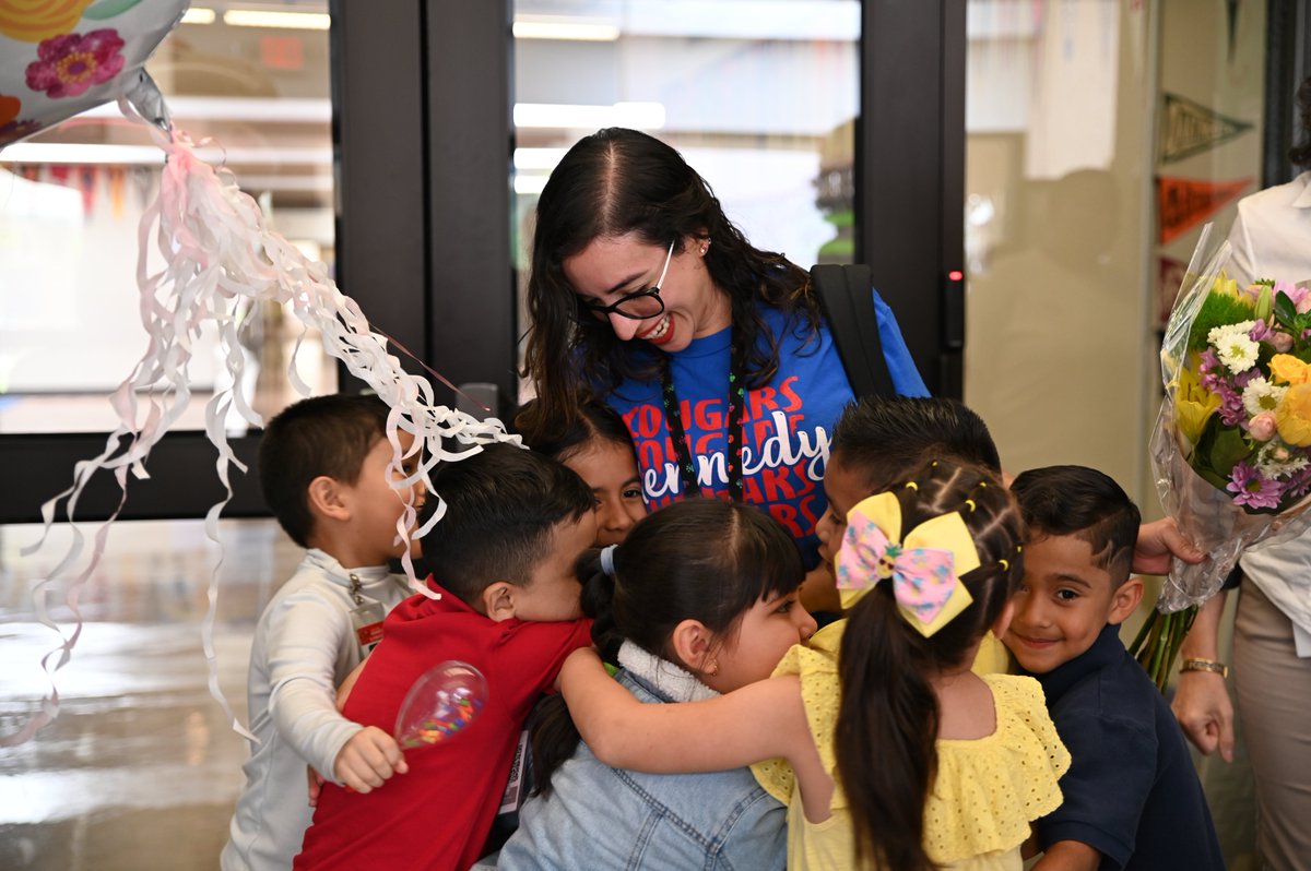 Alief ISD (@aliefisd) on Twitter photo <a href="/Group1Auto/">Group 1 Automotive</a> sponsors a Teacher of the Month program for Alief ISD! Teachers are placed in a randomized computer-generated drawing & receive a personalized gift basket!
The winner for April is Ana Perales, Kindergarten teacher at <a href="/KennedyCougs/">Kennedy Elementary</a>! 🎉 <a href="/Group1Auto/">Group 1 Automotive</a> sponsors a Teacher of the Month program for Alief ISD! Teachers are placed in a randomized computer-generated drawing & receive a personalized gift basket!
The winner for April is Ana Perales, Kindergarten teacher at <a href="/KennedyCougs/">Kennedy Elementary</a>! 🎉