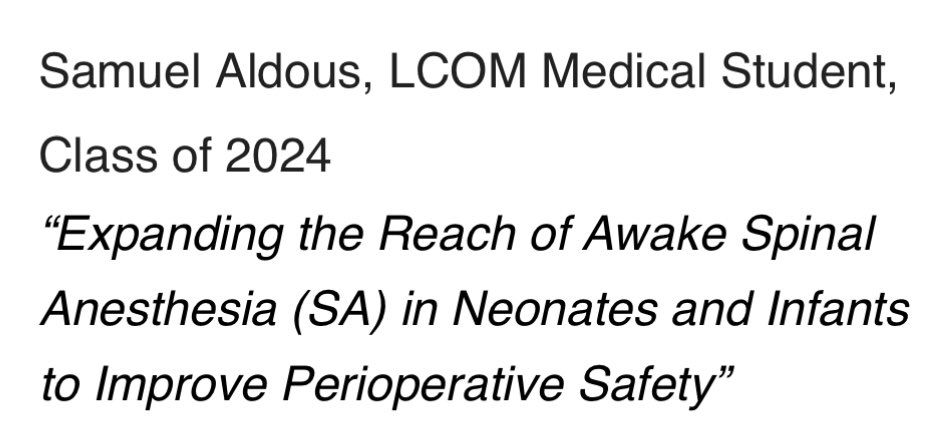 Incredibly grateful to be awarded the Jerold and Ingela Lucey Early Career Investigator Prize for Innovations in Infant/Child Health! 

Thank you Drs. Marshall Land, <a href="/lewis_first/">Lewis First</a>, and the review committee for this amazing honor.

Looking forward to grand rounds on 5/31! #pedsanes