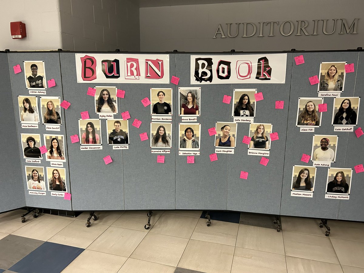 In school sneak preview in the books!  
Hope to see you tonight!!!