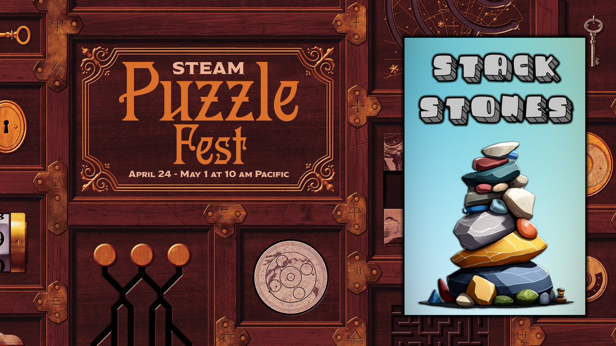 ZZZAssault's tweet photo. Hiho, good news ... #StackStones will be part of the #PuzzleFest from #Steam ... no discounts, but you can enjoy the DEMO for FREE 😉
#indiegame #videogames #pcgames https://t.co/yzCnju1137
