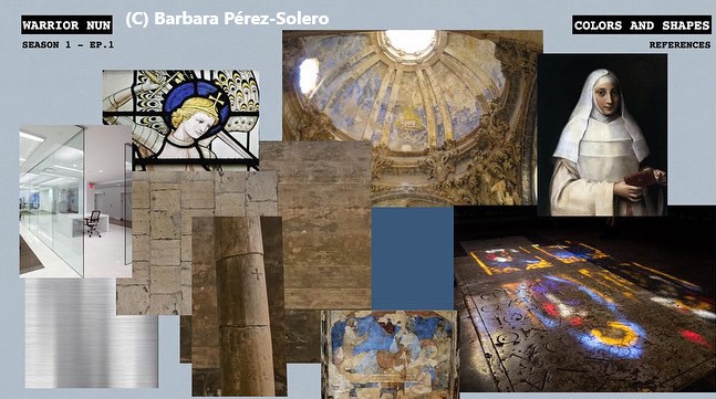 #OCSNewsletter exclusive from Barbara Pérez-Solero. #WarriorNun Colors and Shapes References - Interview coming soon.   

MADE TO ORDER WARRIOR #SaveWarriorNun