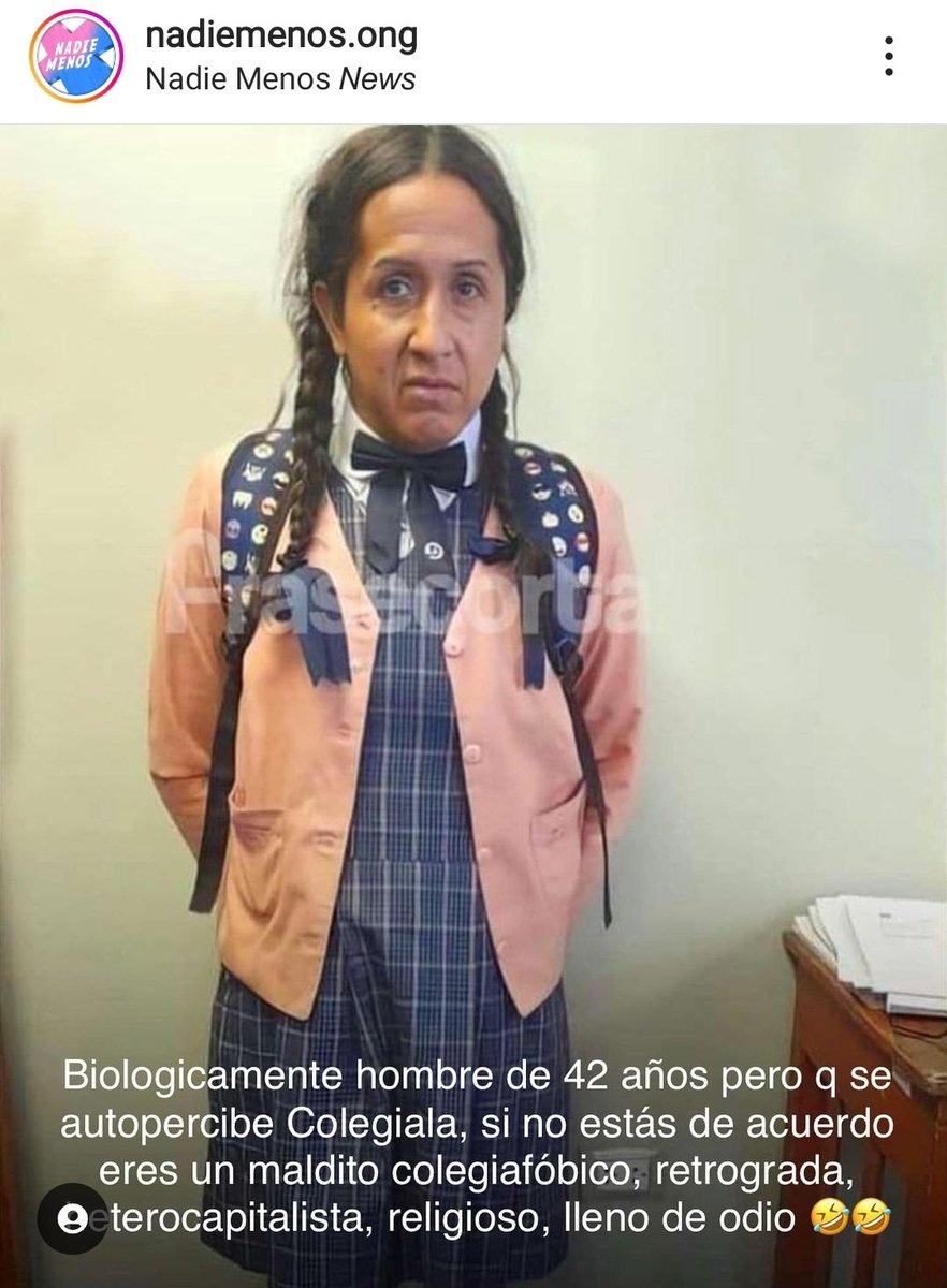 PanamaProvida's tweet photo. Esto ocurrió en Perú... Así avanza la agenda de la #IdeologiaDeGenero normalizando las conductas inmorales y la pederastia ...
@NadieMenos_org https://t.co/8j3qVjHrAS