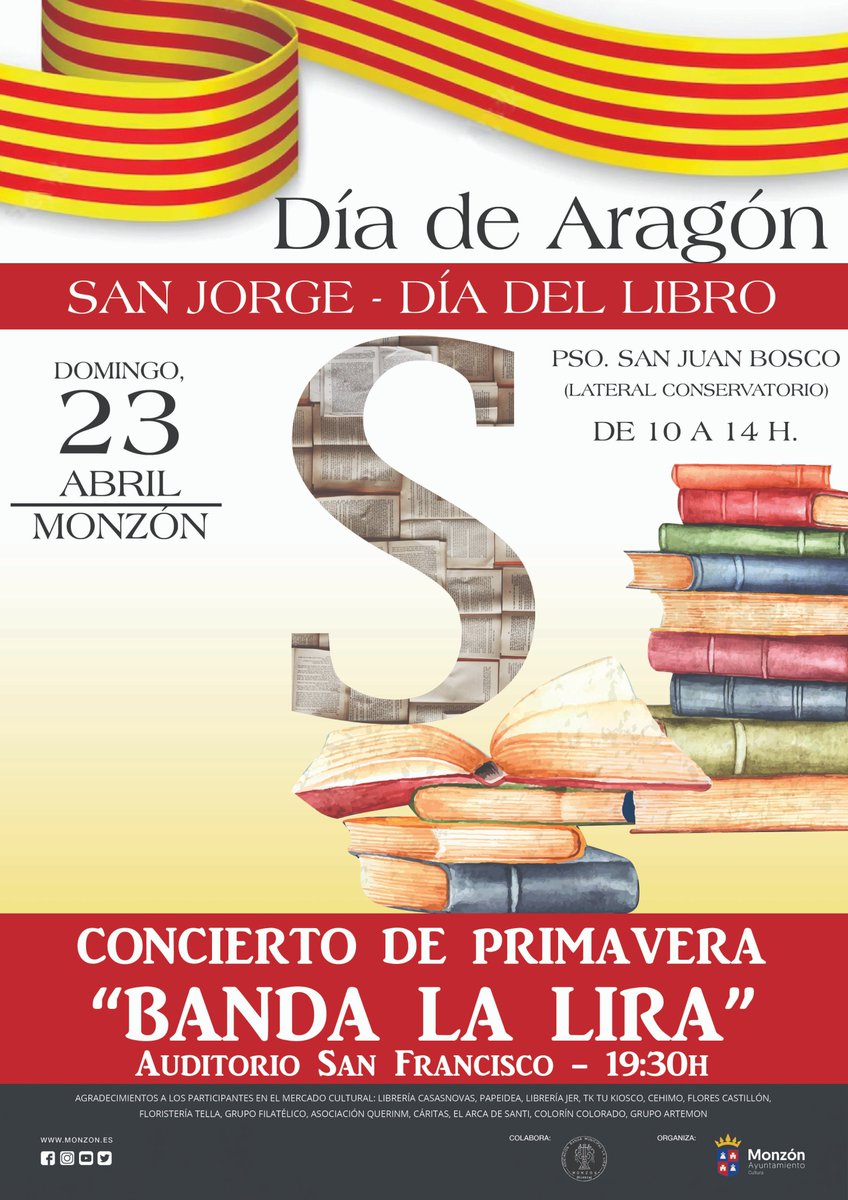 cehimo's tweet photo. El domingo 23 de abril estaremos en el Mercado de San Jorge donde podréis disfrutar de todas nuestras publicaciones. Os esperamos. #cehimo #Monzón https://t.co/zFUfzW7slX