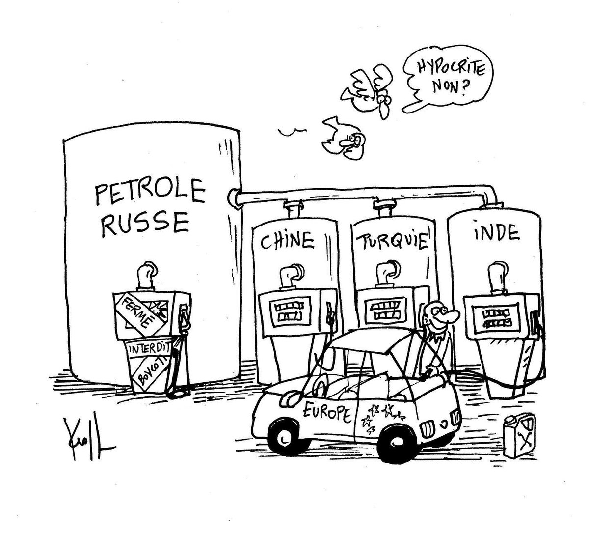 #petrole #europe #russie #hypocrisie lesoirbe