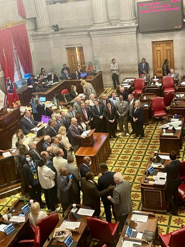 Thank you Tennessee Legislators for passing and funding the James Dustin Samples PTSD Act! 
<a href="/IAFFofficial/">International Association of Fire Fighters</a> 
<a href="/tpffa1/">Tennessee Professional Fire Fighters Association</a>
<a href="/KnoxvilleFire/">Knoxville Fire</a> 
<a href="/MayorKincannon/">Mayor Kincannon</a> 
<a href="/MasseyForSenate/">Becky Duncan Massey</a>
<a href="/RepMcKenzie/">Rep. Sam McKenzie</a> 
@