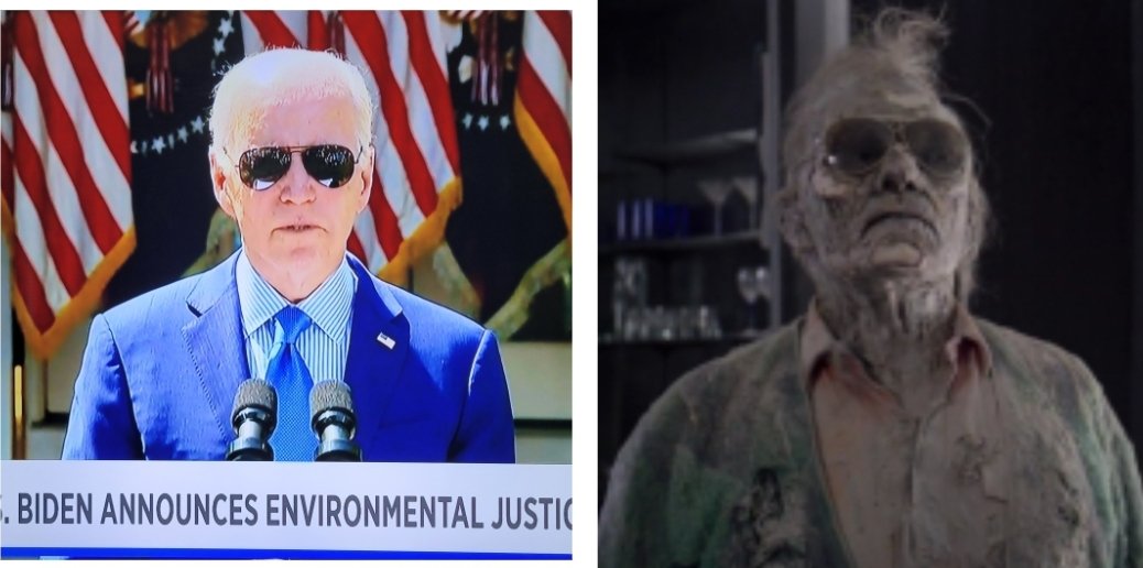 Wow, this is impressive. Biden announced a new environmental plan that won't actually accomplish shit AND informed Bill Murray that he's gonna be visited by 3 Christmas ghosts. He can do it all!