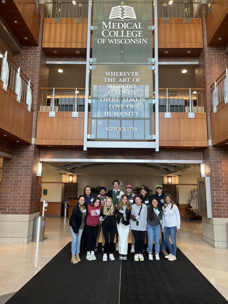 fgrant86's tweet photo. @GraftonHISchool PLTW biomedical science students had the awesome opportunity to attend 2023 Training Symposium on Cancer Reseach. Thank you @MedicalCollege of WI! https://t.co/bON5CuRCgE