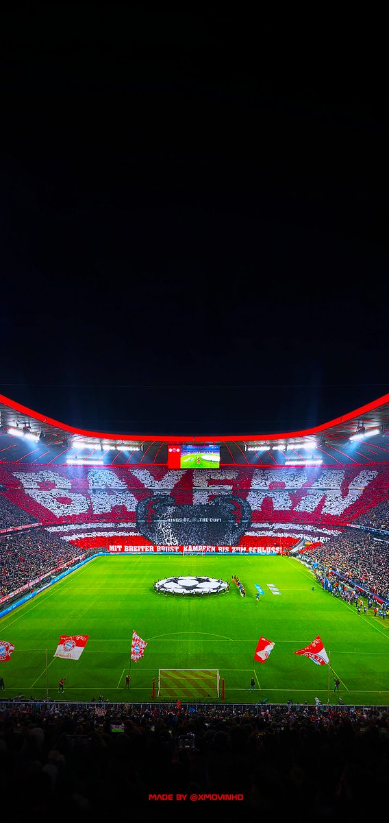 Post-Match Wallpaper: #FCBMCI 
FC Bayern Choreo 📸 

Likes and Retweets are appreciated! 
#FCBayern #AllianzArena #MiaSanMia #BayernMunich