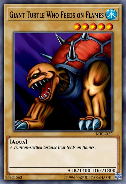 every_ygocard's tweet photo. Giant Turtle Who Feeds on Flames https://t.co/aqhv8UVW14