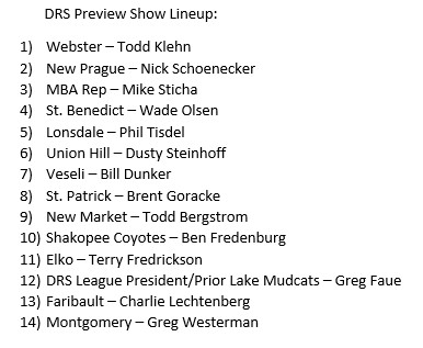 DRSBaseball's tweet photo. The 2023 DRS League Season Preview Show is now available:

https://t.co/G9Eeuj9kfm

Thank you to our sponsors for their support! 

Thank you to Aaron Worm and Chris Reuvers for hosting! 

Guest lineup attached https://t.co/lPPYJclPOQ