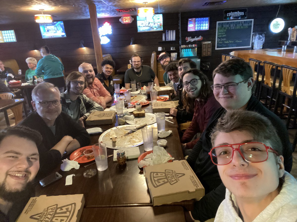 BGSUMensChorus's tweet photo. Our brand new officer board has been chosen!

President — Braden Perry
Vice President — Wesley Yoder
Treasurer — Jaylen Donald
Secretary — Jayden Donald
PR Coordinator — Cameron Baker
Fundraiser Coordinator — Andrew Dahlke
Tech Coordinator — Jonathon McNevin

Congrats! 💕 https://t.co/w9GrC7elG2