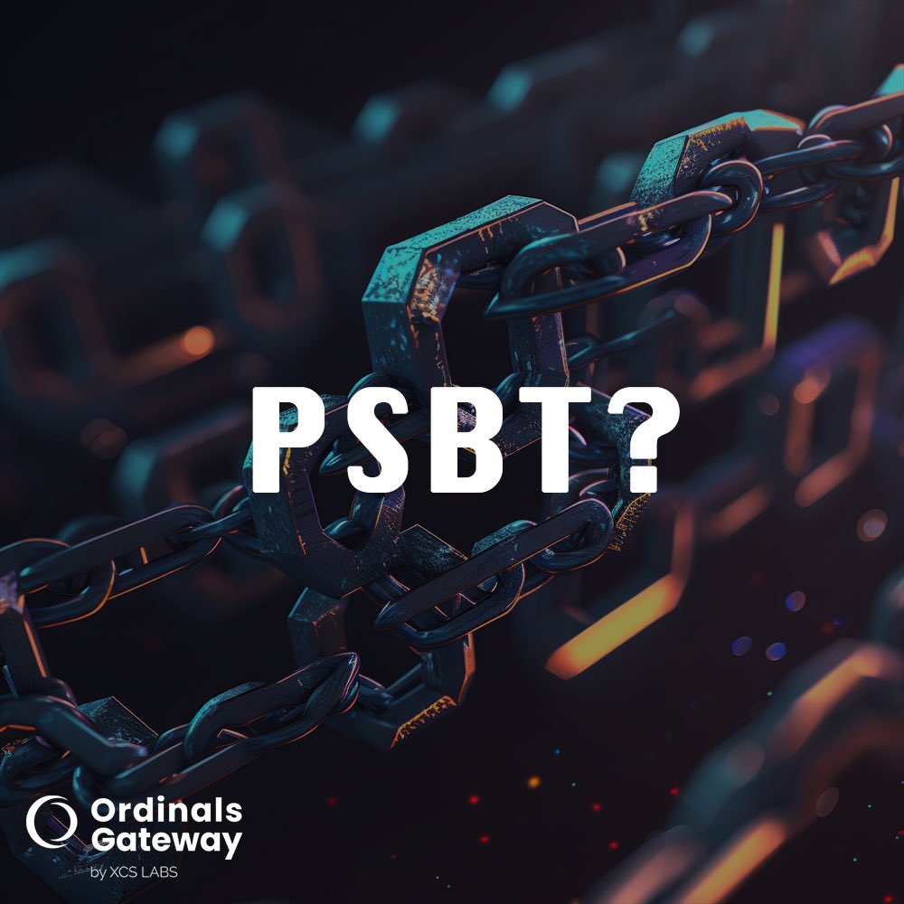 What is a PSBT?🙋‍♂️ 

A Partially Signed Bitcoin Transaction, is a standardized format that streamlines collaboration between parties when creating, signing &amp; broadcasting Bitcoin transactions. It's especially useful for multi-signature &amp; hardware wallets. Let's explore it! 

🧵1/6