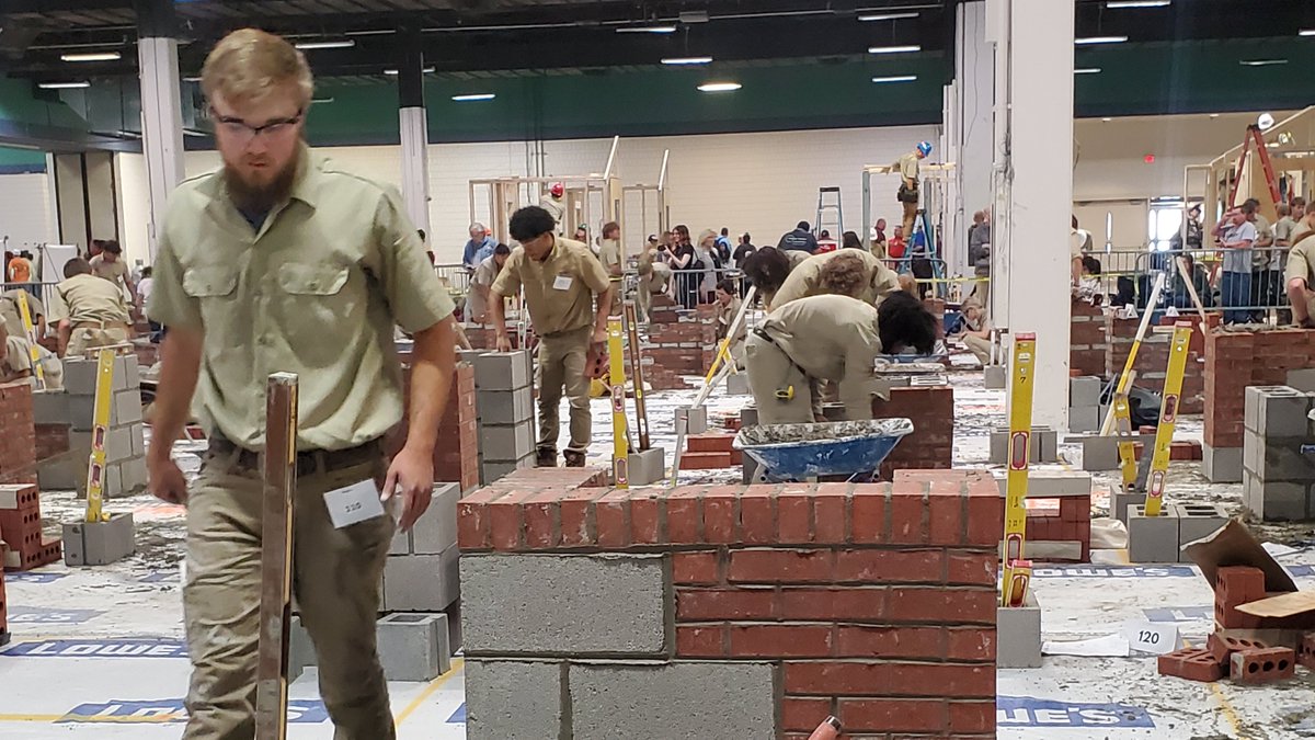 CTE_CaldwellCo's tweet photo. Students from @SouthCaldwell1 attended the SkillsUSA State Conference this week! CONGRATS!  Construction Estimating - 1st place for Lucas Swanson. Masonry Estimating - 3rd place, Zack Potter and 5th place, Lane Young. Masonry I - 8th place, Mason Day and 10th place, Logan Francum https://t.co/qkDgC7T6GB