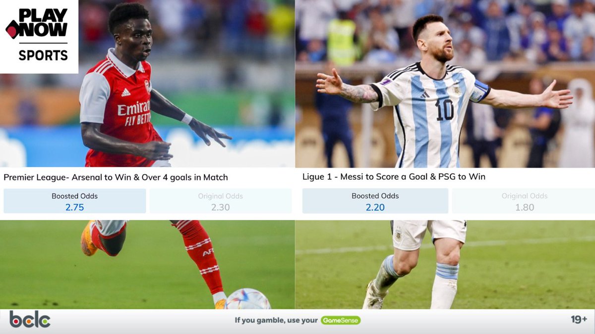 PlayNow/SportsAction on Twitter "🚨Soccer Odds Boosts🚨 PlayNow's