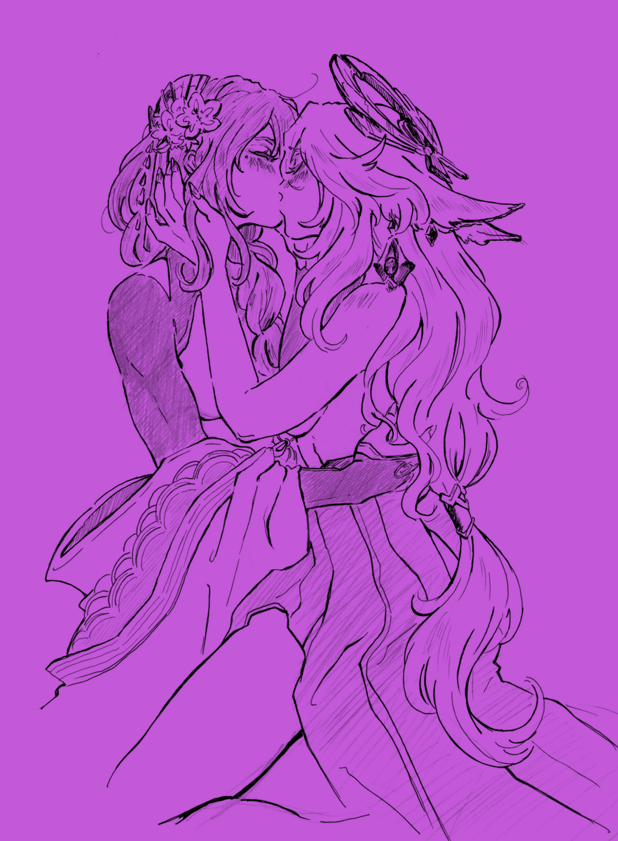 Smootch_'s tweet photo. Gfs sharing tenderness
#GenshinImpact #eimiko #eimikonsfw https://t.co/YK36GFLN1F