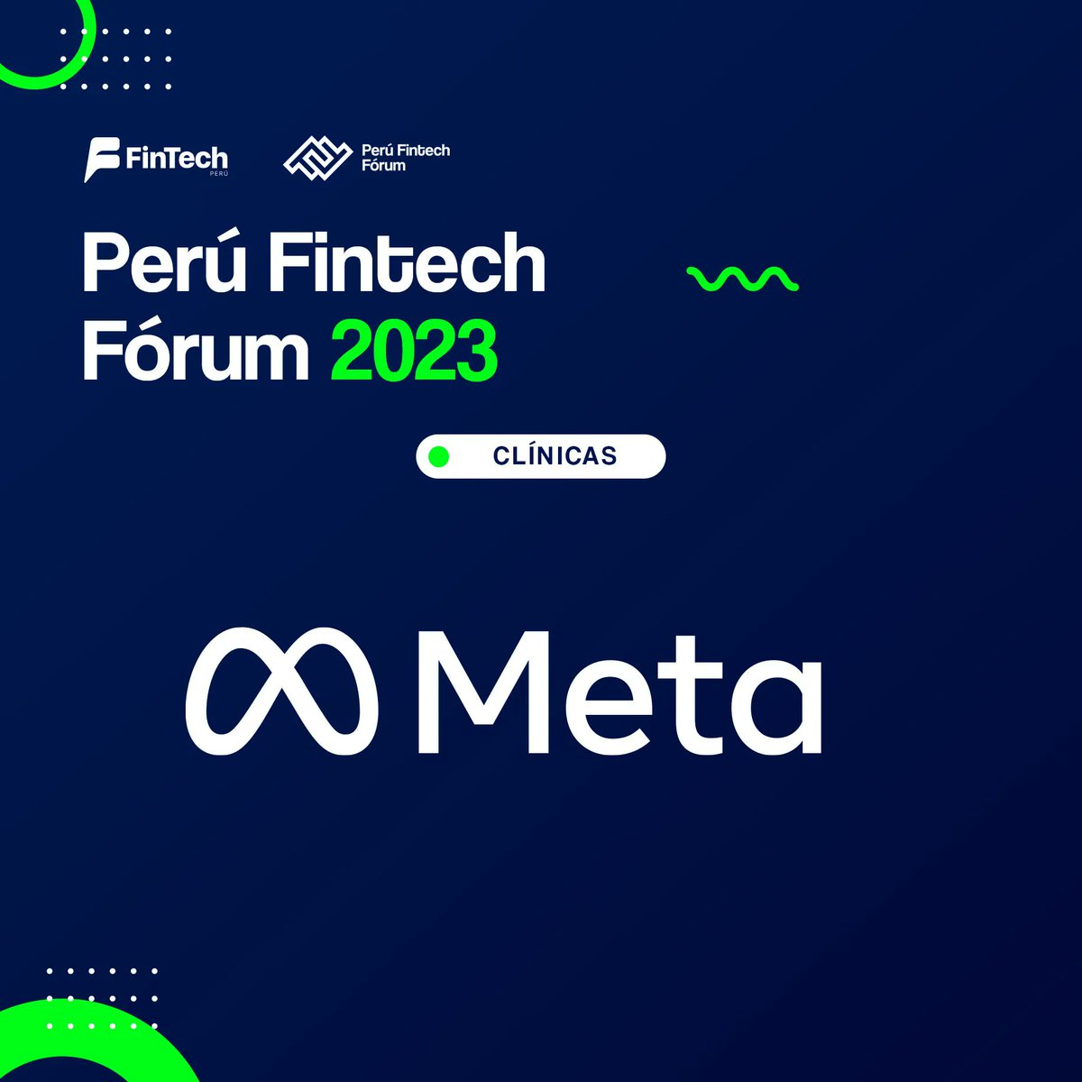 ⚡📌  ¡RECORDATORIO: HAS PARTE DE LAS CLÍNICAS CON META!

Puedes asistir de 3 pm - 4 pm en la sala 3B del tercer piso. 

📆  ¡Reserva un espacio!