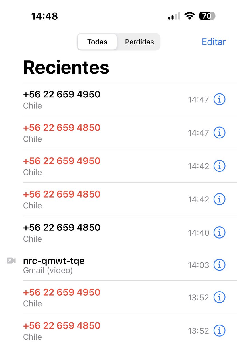 cassirodbac's tweet photo. @womchile qué pasa con los discadores?  @subtel_chile pueden llamar tanto y tam seguido? No hay política de contactabilidad? Acuerdo ATELMO? https://t.co/qnleUu0AF0