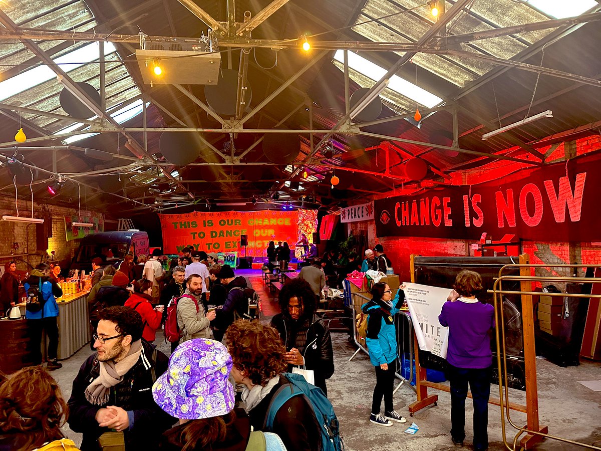 PatchworksXyz's tweet photo. @XRLondon #TheBigOne Come on down - we’re all back to the streets tomorrow - but tonight we continue the activities with live music, performance and more events all weekend at Patchworks. Change is Now. #ExtinctionRebellion https://t.co/8OPfairL8a