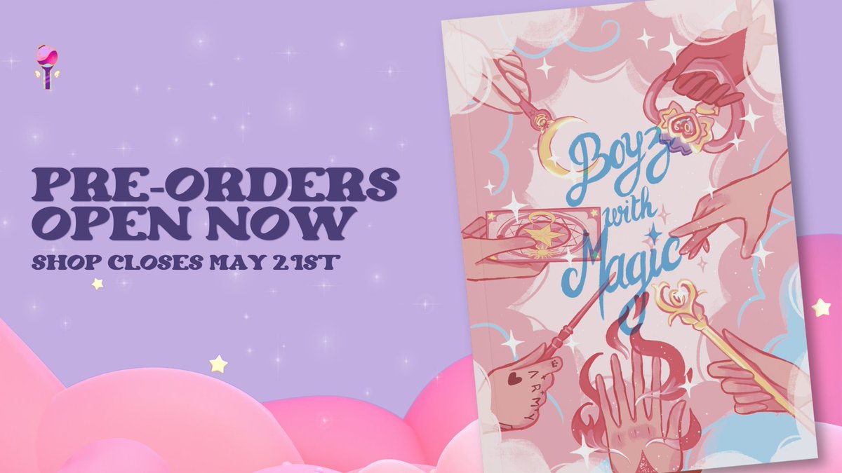 BoyzWithMagic's tweet photo. 💌 PRE-ORDERS ARE OPEN! 💌

Boyz With Magic, is a zine centred around BTS and Magic, featuring pages of gorgeous art pieces, fantastical stories, and lovely merch created by all our extremely talented contributors!

✨Bundles in thread below✨

https://t.co/q5gmLoEeSa https://t.co/Dp5F7vOw9s