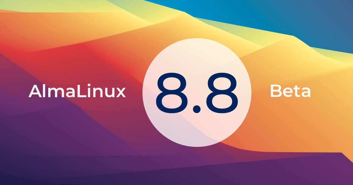 huphu's tweet image. Tesztelhető az Alma Linux 8.8 bétája

AlmaLinux 8.8 Beta is now available for testing! almalinux.org/blog/almalinux…#Linux #opensource #community #CentOS 

— AlmaLinux (@AlmaLinux) April 21, 2023

Tesztelhető az Alma Linux (a másik Cen… ift.tt/WtFNsiv