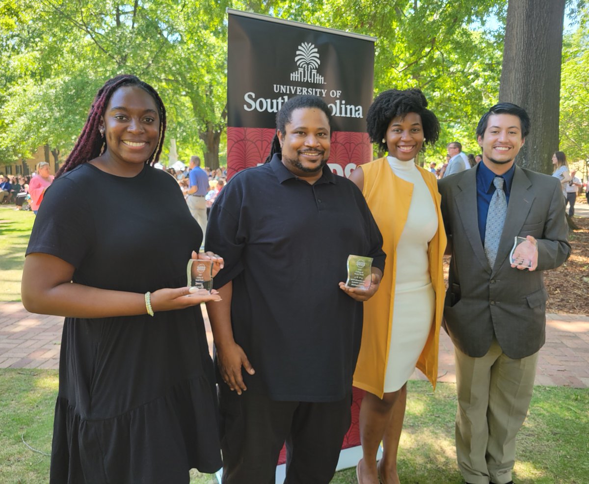 USC College of Social Work (@uofsccosw) on Twitter photo Congratulations to Michael Currie (BSW Diversity and Inclusion Award), Kennedy Lann (BSW Community Engagement Award) and Kevin Riveria (BSW Student Achievement Award), honored as <a href="/UofSC/">University of South Carolina</a> <a href="/uofsccosw/">USC College of Social Work</a>'s undergraduate award winners. 🤩 #SocialWorkExcellence #BSWAwards #TheRemarkableWe Congratulations to Michael Currie (BSW Diversity and Inclusion Award), Kennedy Lann (BSW Community Engagement Award) and Kevin Riveria (BSW Student Achievement Award), honored as <a href="/UofSC/">University of South Carolina</a> <a href="/uofsccosw/">USC College of Social Work</a>'s undergraduate award winners. 🤩 #SocialWorkExcellence #BSWAwards #TheRemarkableWe