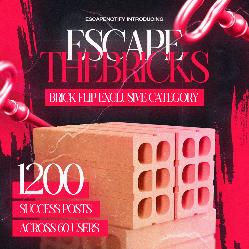 Introducing Brickflips  🌊

A top tier all-in-one group provides you information on every niche in the game, so we made it our mission to build a section.

👨🏼‍🍳60 cookers
🚆1200+ Success Posts

✅🔁 - 1x Yearly Key