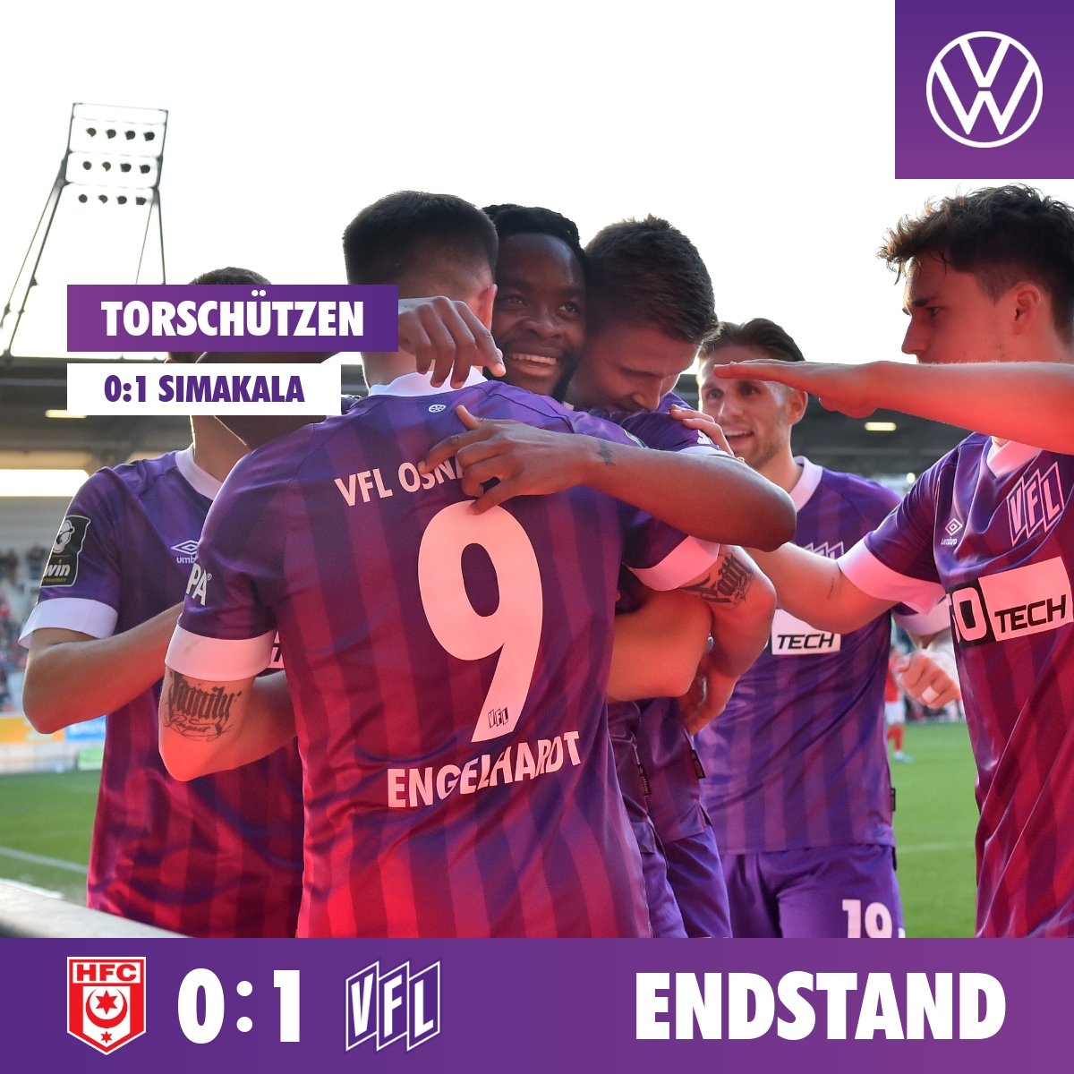 Auswärtssieg! 💜

#vfl1899 #HFCOSN