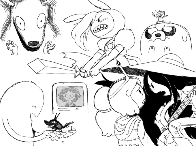 finished season 3 on my rewatch! more doodles for u 