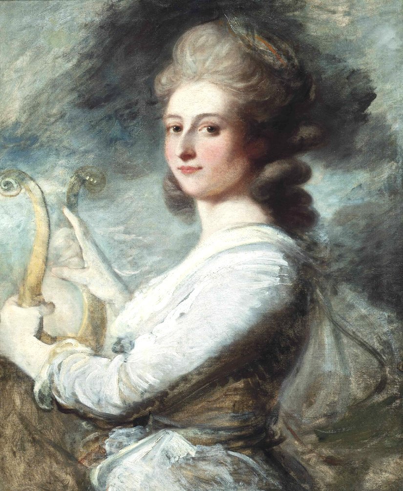 OceanAntiques's tweet photo. Sestini • I've always loved the moody blues in this portrait of Giovanna Sestini, Italian soprano opera singer, by Ozias Humphry. 

Sestini is portrayed as Terpsichore - Greek goddess of dance and the dramatic chorus 🎼

The colours are perfect inspo for my branding project 🌊 https://t.co/rH2l60pqmf