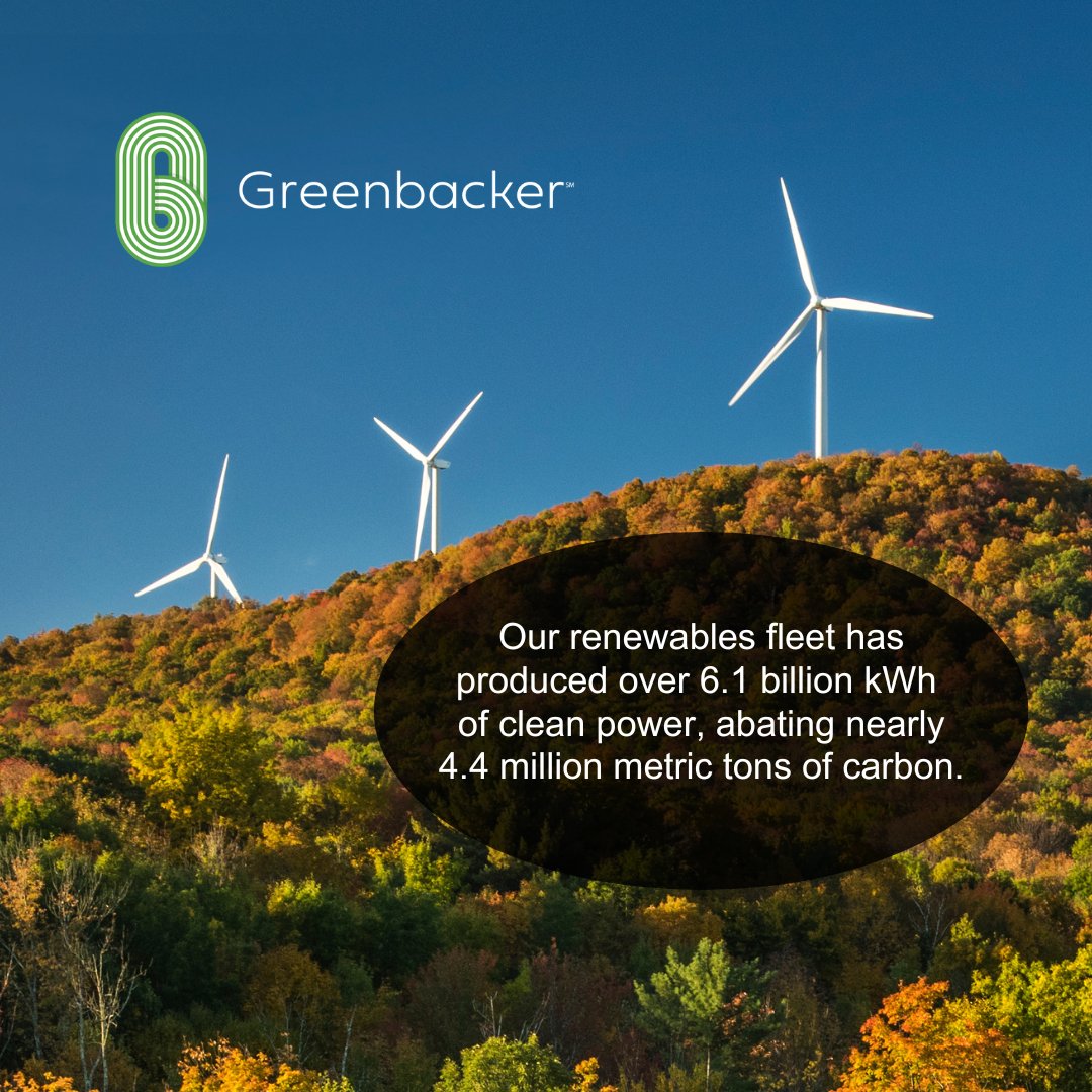 In honor of #EarthDay2023, Greenbacker is proud to share the great strides that our #cleanenergy generating projects have made toward empowering a sustainable world. Looking forward to even more growth in 2023!

#earthday #renewables #energytransition