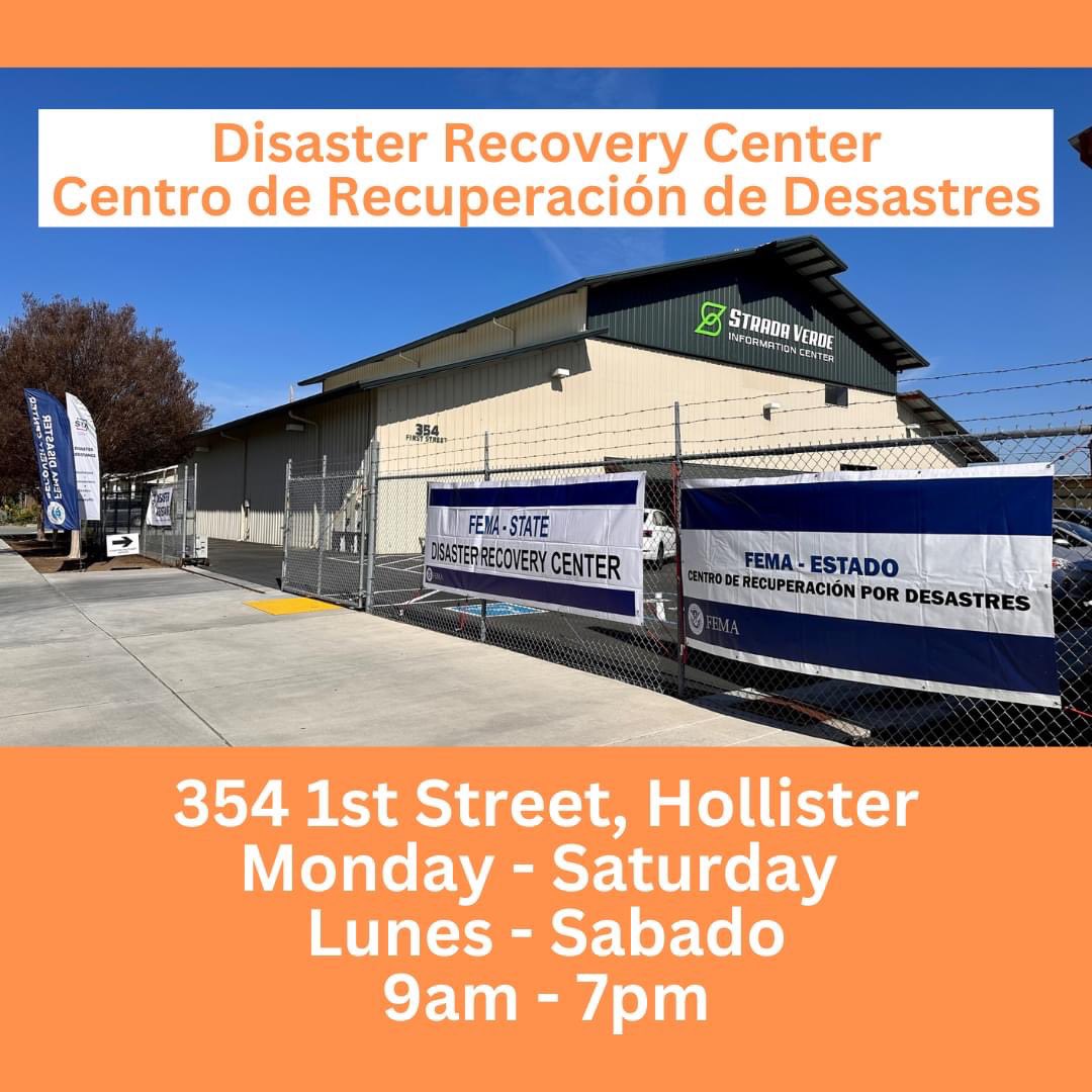 Impacted families from the February/March storms should visit to explore options they may have for assistance. 
@SanBenitoCounty @SBCOE95023 @CityofSJB @AsmRobertRivas @ksbw @BenitoLink