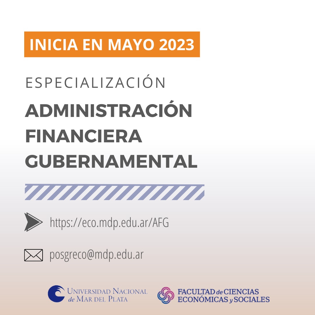 FCEyS (@fceys) on Twitter photo Encontrá más información en nuestra página web eco.mdp.edu.ar/afg o escribinos a posgreco@mdp.edu.ar Encontrá más información en nuestra página web eco.mdp.edu.ar/afg o escribinos a posgreco@mdp.edu.ar
