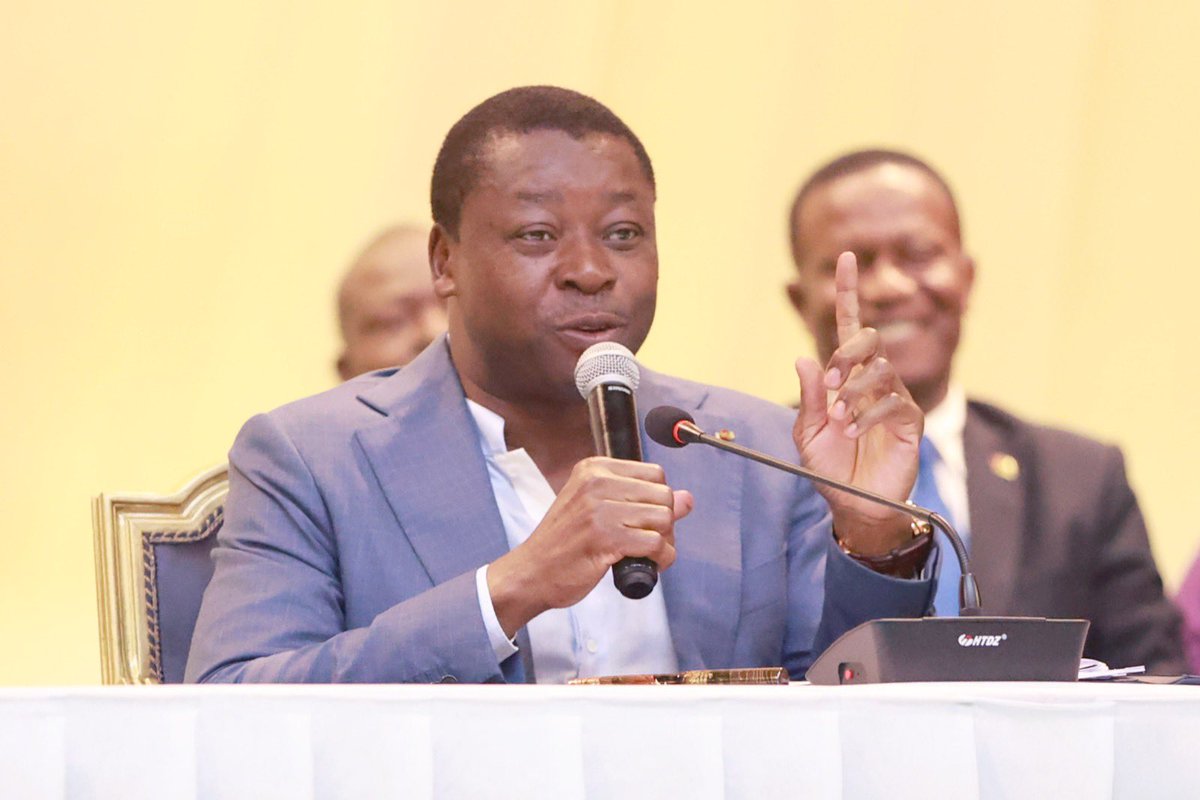 FEGnassingbe's tweet photo. Je me réjouis de l’adhésion du monde agricole à ce format interactif de rencontres périodiques.
Je remercie les partenaires en développement pour leur accompagnement de notre vision de transformation structurelle de l’agriculture togolaise.
#FoPATKara https://t.co/dx81VEHUK1