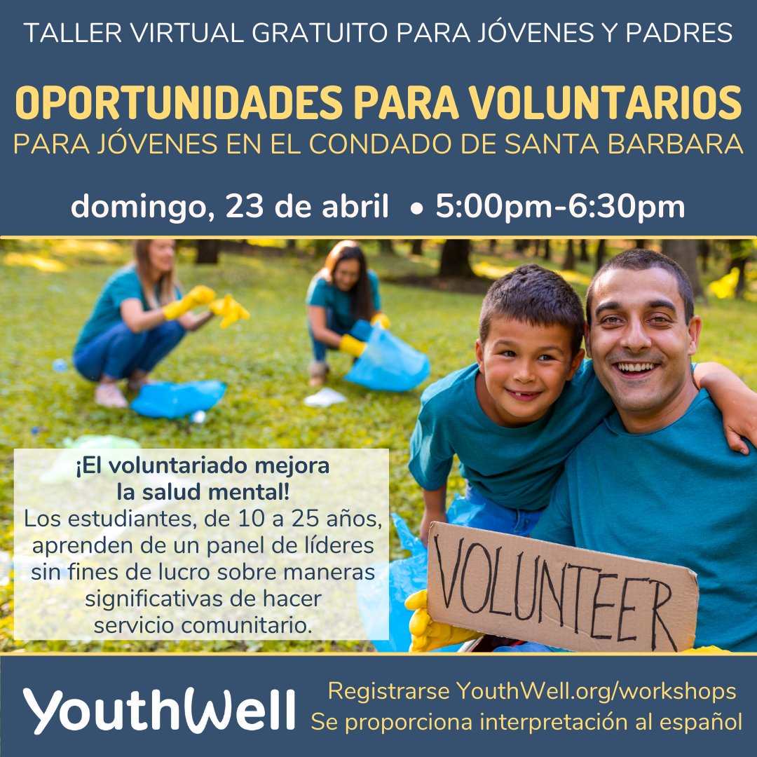 Here is an awesome opportunity from our trusted partners <a href="/YouthWell_/">YouthWell</a>