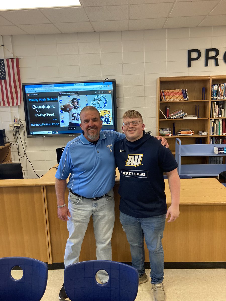 paindawg45's tweet image. Congrats to @Colby_p50 for signing to play @AverettFootball we’re proud of you Colby!  ITS A GREAT TINE TO BE A BULLDOG! #HWPO, #trinitystrong, #GDTBABD