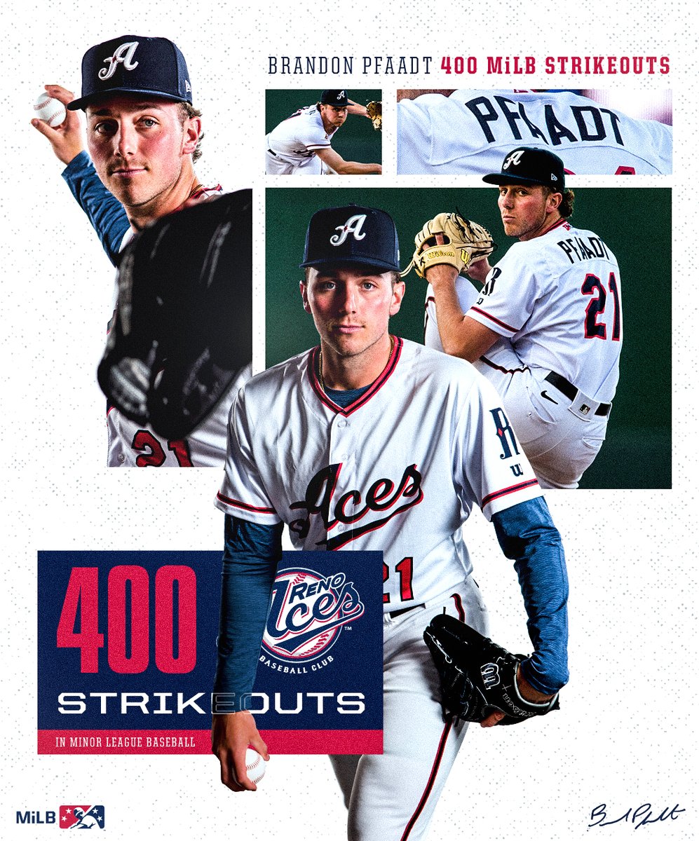 Aces's tweet photo. Treasuring every second of Brandon Pfaadt we get 🤩

@MiLB | @MLBPipeline | @Dbacks https://t.co/qJHPhiWjIy